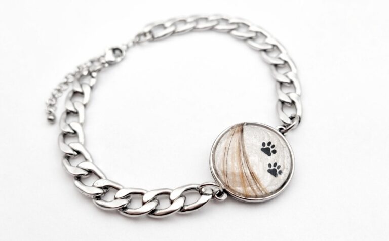 Pulsera con cenizas y/o pelo para hombre