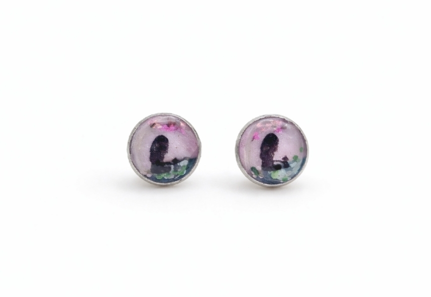 Pendientes de pelo y/o cenizas